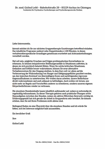  Gruppentherapie zur Bewältigung von Eßstörungen